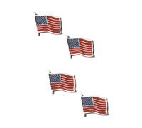 DEARMAMY gemelli bandiera Uomo rinforzi distintivi cravatta Uomini bracciale da braccio bottoni del polsino della bandiera americana gemelli per camicie decoro camicia
