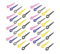 DEARMAMY Hair Positioning Clips Professional Cross Styling Barrette For Hairdressers Home Use Mixed Colors Maximum Grip Without Marks For All Hair Types