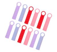 DEARMAMY Impugnatura Manico Scopa 22mm in Plastica Resistente, Set 12 Pezzi Colorati, Ergonomica Antiscivolo per Scope e Palette, Facile Installazione per Pulizia Pavimenti Domestica