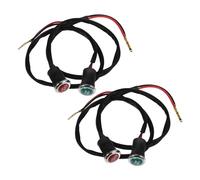 DEARMAMY Indicatore Luminoso per Cambio Retromarcia e Folle Atv 4pezzi Rosso e Verde per Veicoli a Due Ruote e Quad Installazione Facile e Resistenza All'usura per Veicoli Sportivi e Kart