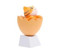 DEARMAMY Keycap per Tastiera Meccanica Pbt Arancia Design Gatto, Copritasti Decorativi Leggeri e Stabili per Gaming e Lavoro
