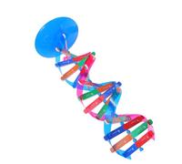 DEARMAMY Kit Modello di DNA a Doppia Spirale Costruibile Modello Didattico di Genetica Colorato per Scuola e Casa Decorazione Scientifica da Scrivania per Apprendimento Pratico