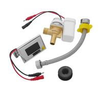DEARMAMY Kit Valvola di Scarico Automatica per Orinatoio Sensore Touchless in Abs e Gomma, Risparmio Idrico e Prevenzione Contaminazione per Scuole e Ambienti ad Alto Traffico