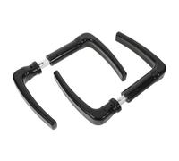 DEARMAMY Maniglie per Cancelli da Giardino 2 Pezzi in Metallo Vintage Europee Maniglia per Porta di Recinzione Resistente per Capannoni Esterni Ferramenta per Cancello Fissaggio Saldo