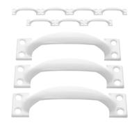 DEARMAMY Maniglie per Porte in Metallo Vintage 6 Pollici con Viti Set da 10 Pezzi, Maniglie per Cassetti e Mobili da Cucina in Ferro Robusto, Accessori per Ristrutturazione e Arredamento