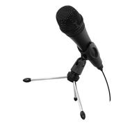 DEARMAMY Microfono Condensatore USB Nero per Registrare Voce Connessione Stabile senza Lag in Abs e Metallo per Studi di Registrazione e Performance Live