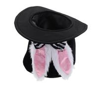 DEARMAMY Orecchie Da Coniglio Di Pasqua Cappello Mini Cappello Per Le Donne Cappelli Di Vestito Per Le Donne Divertente Copricapo Coniglio Top Cappello Del Partito Dell'Orecchio Di