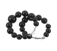 DEARMAMY Orecchini Grandi Hollow con Artificiale Pendenti Leggeri per Design Rotondo Accessorio Versatile Casual e Formale