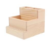 DEARMAMY Organizer Manicure in Legno Con Ampi Scomparti Porta Accessori e Porta Punte Per Fresa Grande Capacità Per Smalti e Attrezzi Manicure Da Tavolo Per Centri Estetici e Uso Profession