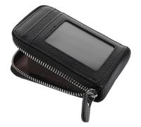 DEARMAMY Organizzatore Per Carte Chiusura Zip Scomparti Per Schede e Monete Per Viaggi e