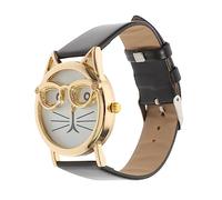 DEARMAMY Orologio Con Motivo A Gatto Per Bambini E Bambine Con Cinturino in Pu Alla Moda Per Bambini