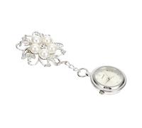 DEARMAMY Orologio da Infermiere Raffinato in Lega di Zinco Argento Design Unico, Accessorio da Tasca Facile da Usare e Preciso per Infermieri in Divisa