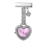 DEARMAMY Orologio Da Tasca Da Donna Con Clip A Forma Di Cuore Orologio Da Infermiere Per Gli Amici Operatori Sanitari