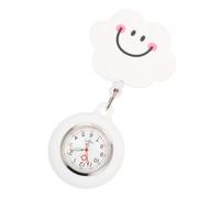 DEARMAMY Orologio Da Taschino Da Infermiera Coccinella Portachiavi Per Le Donne Sospeso Telescopico Elettronico Femmina Portachiavi Con Moschettone Catena Signore Brown Gel Di Silice