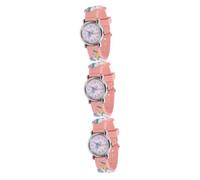 DEARMAMY Orologio Per Bambini Con Motivo A 3 Pezzi Adorabile Orologio Per Bambini Per Ragazzi Ragazze E Studenti Comodo Cinturino in Silicone E Ora Facile Da Leggere