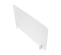 DEARMAMY Pannello Separatore per Scrivania in PVC Effetto Anti-Schizzi e Montaggio Rapido, Divisorio per Privacy per Aree Studio e Ristoranti