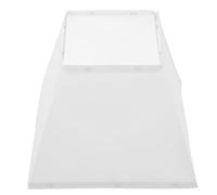 DEARMAMY Paralume Quadrato di Lino Naturale 10 Pollici per Lampada da Tavolo e Terra, Versatile e Facile Pulire, per Decorazione d'Interni