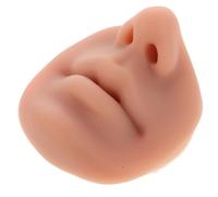 DEARMAMY parti del corpo in silicone labbra pratica labbro per simulazione della muffa della bocca pelle finta professionale Gel di silice Dark Brown