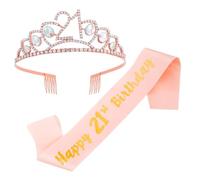DEARMAMY Per Con Per Compleanno Fascia Per Per Feste Accessorio Da Per Ragazze Cerchietto Per Per Party