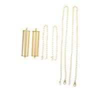 DEARMAMY Peso Orologio da Parete in Ferro con Catena e Ganci Parte Meccanismo Orologio Decorativo per Riparazione e Sostituzione Accessorio Elegante e Artistico per Orologi Pendolo