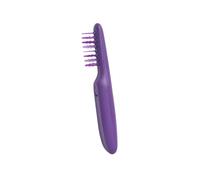 DEARMAMY Pettine Elettrico Anti-nodi e Massaggiatore Per Cuoio Capelluto, Doppio Uso Asciutto e Bagnato, Senza Batteria, Ricarica Rapida Base, Per Relax Corpo e Styling Chioma, Colore Viola
