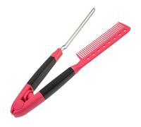 DEARMAMY Pettine Lisciante Professionale per Chioma Rosa Multiuso Impugnatura Ergonomica, Strumento per Acconciature Lisce Naturali, per Styling Casa e Viaggio