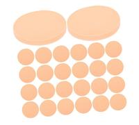 DEARMAMY Pezzi Spugnette per Lattice Puff Rotondi per Rimozione Makeup Spugnette Assorbenti e Resistenti per Applicazione Fondotinta