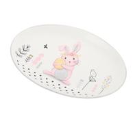 DEARMAMY Piatto Ceramico Decorativo a Forma di Coniglio, Piatto per Dessert e Frutta, Stile Carino e Classico, per Casa e Pasqua
