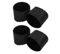 DEARMAMY Piedini in Gomma Antiscivolo per Scale Estensibili, Copripiedi Rotondi da 64 Mm, Set da 4 Pezzi Protezione Pavimenti per Uso Interno ed Esterno