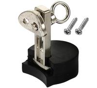 DEARMAMY Pollice Semplice Clarinetto Inossidabile per Supporto Nero e Acciaio Finitura Cuscinetto in Gomma Installazione Suonare