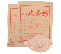 DEARMAMY Polvere Conservata di Uova Centenarie 140g X2, Tradizionale Mix per Uova di Anatra, Gallina e Quaglia, Ricetta Facile per Conserve Fatte in Casa, Adatta a Principianti e Uso