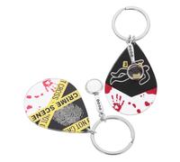 DEARMAMY Portachiavi Lente D'ingrandimento Halloween da Detective, Accessorio Creativo in Metallo Resistente, Portachiavi Pendente Unisex per Feste in Costume e Appassionati di Scena