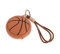 DEARMAMY Portafoglio Porta Monete Sportivo a Forma di Pallone da Basket, Borsa Organizer per Cuffie e Accessori da Basket per Ragazzi e Ragazze Adolescenti, Portachiavi Ciondolo da Viaggio