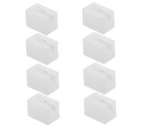 DEARMAMY Protezione Angoli per Mobili e Copri Angoli per Bambini in Silicone Trasparente, Set 8 Pezzi Paraspigoli Anticollisione per Maniglie di Cassetti e Armadi, Sicurezza Cameretta