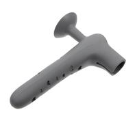 DEARMAMY Protezione Maniglia Porta in Silicone con Ventosa Copertura Antiscivolo e Adatta per Maniglie Sicurezza per Anziani Design Resistente e Facile da Installare Grigio Stile Casuale