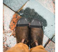 DEARMAMY Protezione Metatarsale Esterna in Acciaio per Scarpe di Sicurezza Copriscarpe Protettivi Antiscivolo 4 Pezzi Sovrascarpe per Punta Stivali da Lavoro Comfort e Resistenza per