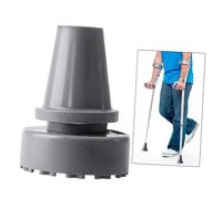 DEARMAMY Protezione Punta Stampella 19mm in Gomma Antiscivolo 2 Pezzi Per Bastoni Da Trekking Accessori Escursionismo Resistente e Per Terreni Duri