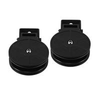 DEARMAMY Puleggia Fissa per Palestra Cuscinetto, Ruota di Ricambio in Metallo per Macchine da Allenamento, Set 2 Pezzi per Riabilitazione e Allenamento Forza Braccia, Adatta per Uso