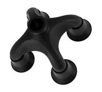 DEARMAMY Punte di Ricambio per Bastone da Passeggio Anziani Antiscivolo Quadruple in Plastica Base Stabile per Superfici Cemento Prato e Ghiaia, Accessori per Stampelle e Bastoni