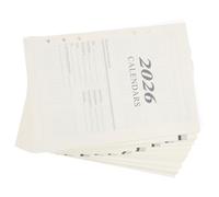 DEARMAMY Ricarica Agenda Mensile con Carta Universitaria per Planner Refillable Inserti Carta Liscia Senza Sbavature per Diario Ufficio e Casa