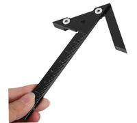 DEARMAMY Righello Marcatura Ultra Preciso Strumento Scribe in Plastica Resistente per Tracciatura Centro Falegnameria Facile da Usare