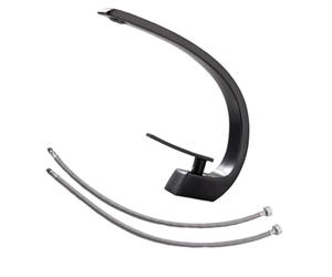 DEARMAMY Rubinetto Calda Monoforo Lavabo Miscelatore e Nero per Rame con Acqua Fredda, Design Ergonomico con Ingresso Acqua 60cm per Uso Prolungato in Casa e Hotel