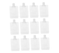DEARMAMY Sacchetti Per Lozione Da Viaggio 12 Pezzi 100ml Sacchetto Ricaricabile Ugello Stand-up Compressibile Per Cosmetici Portatile Antiperdite Per Viaggi e Uso Quotidiano