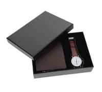 DEARMAMY Saldi Di Orologi Da Uomo Orologio Cronografo Set Portafoglio Da Uomo Casual Business Party Fit Design Accattivante