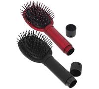 DEARMAMY Scatola Da 2 Pezzi scatola di immagazzinaggio del pettine chiave pettine rotondo contenitori pettine multifunzione Organizzatore di stoccaggio dei da viaggio plastica