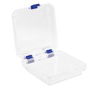 DEARMAMY Scatola Scatola Di Ritenzione Astuccio Porta Dentiera Custodia Per Custodia Per La Pulizia Della Protesi Contenitore Per Denti Finti Transparent Pc