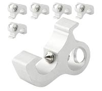 DEARMAMY Serrature di Sicurezza per Interruttori Automatici Miniatura Set 6 Pezzi in Lega di Alluminio Resistente Bloccaggio Stabile per Protezione Quadro Elettrico e Isolamento Circuito