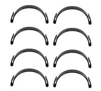 DEARMAMY Set 16 Pezzi Modellatore per Visiera e Piegatore Cappelli da Baseball in Plastica Nera, Strumento Portatile per Curvare e Restaurare Cappelli da Sole, per Uso Personale e Viaggi