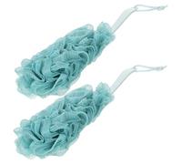 DEARMAMY Set 2 Pezzi Spazzole Scrubber Per Corpo Manico Lungo Per Bagno, Spazzola Massaggio Corpo Antiscivolo Schiuma Ricca, Accessori Bagno Per Pulizia Profonda e Rimozione Cellule Morte