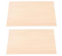 DEARMAMY Set 2 Pezzi Tavole per Intaglio Legno Massello A3 30X45Cm Pannelli Lisci per Stampa Xilografica e Artigianato Fai da Te Materiale per Incisione Artistica Professionale e